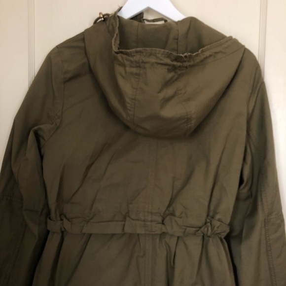 H&M Green Coat with Gold Accents Size XS - Picture 9 of 10